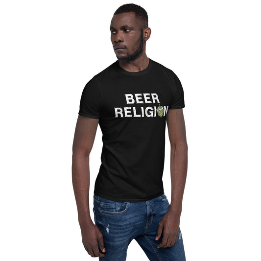 Beer Religion - Logo T shirt front and back