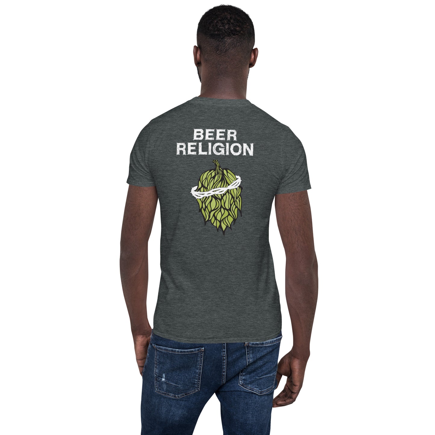 Beer Religion - Logo T shirt front and back