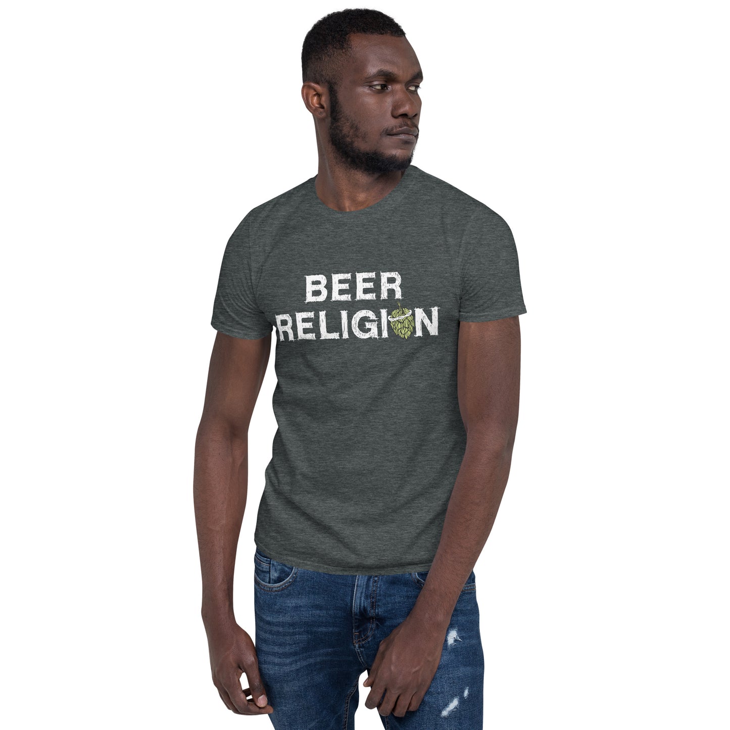 Beer Religion - Logo T shirt front and back