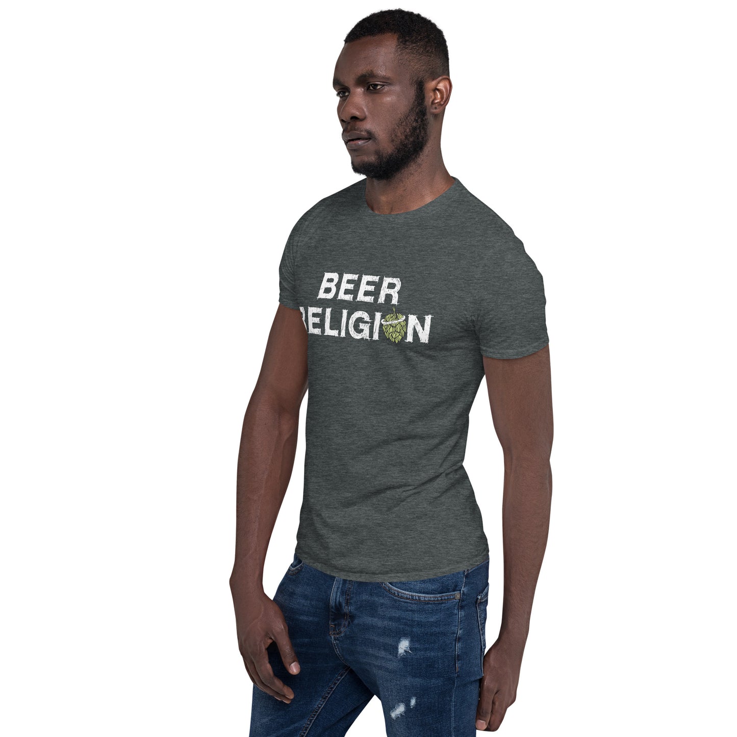 Beer Religion - Logo T shirt front and back