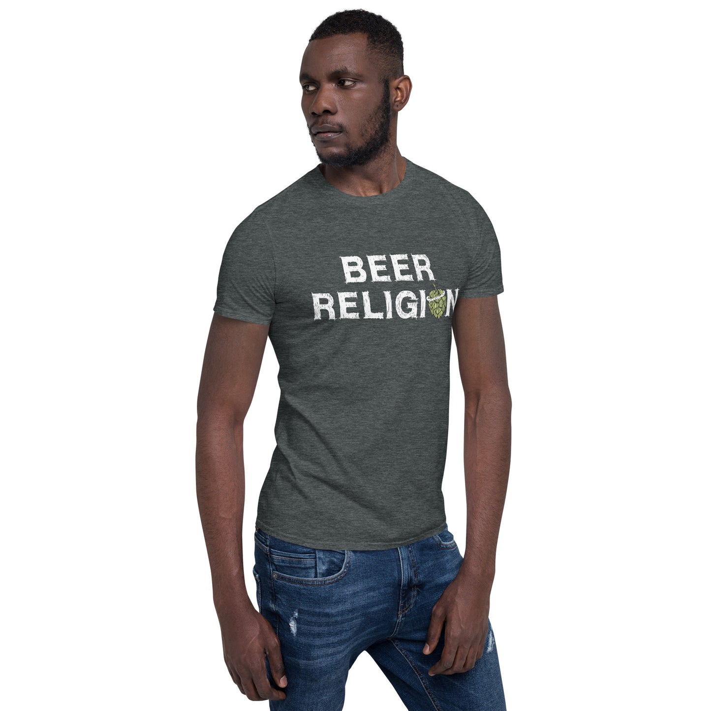 Beer Religion - Logo T shirt front and back