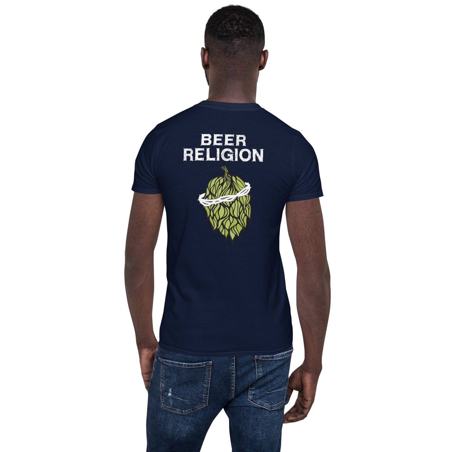 Beer Religion - Logo T shirt front and back