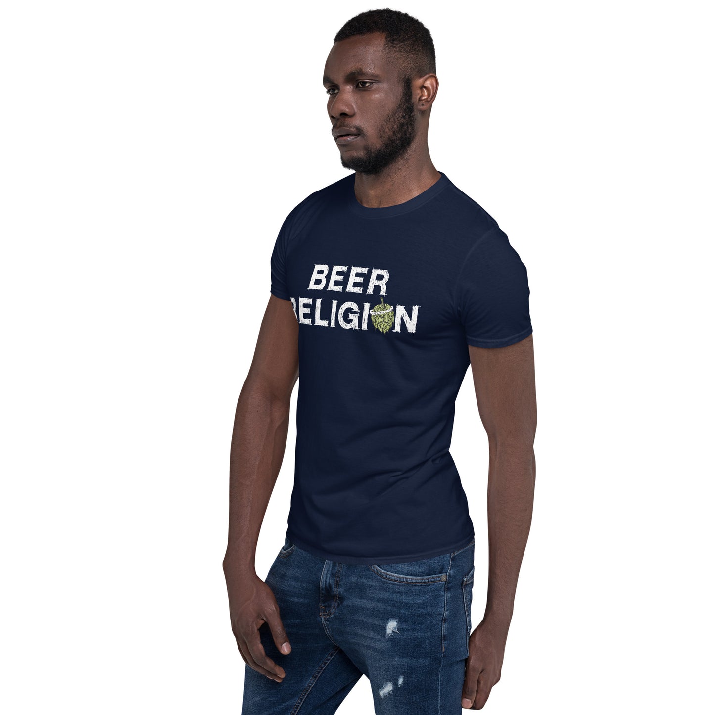 Beer Religion - Logo T shirt front and back